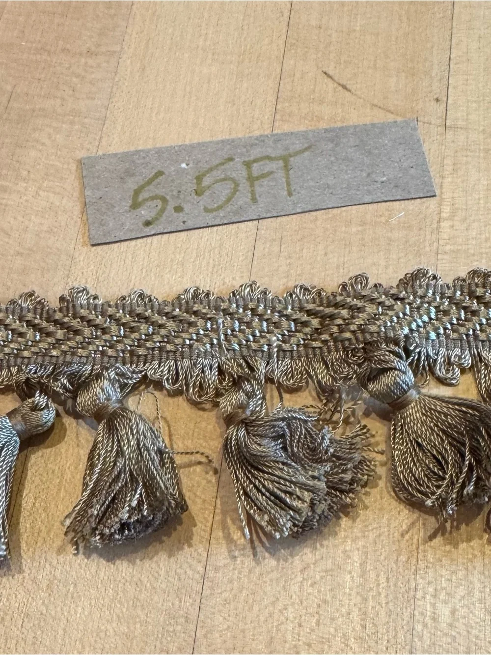 Scalamandre Passementerie Decorative Tassel Fringe Trim 5.5 ft /1.8 yards